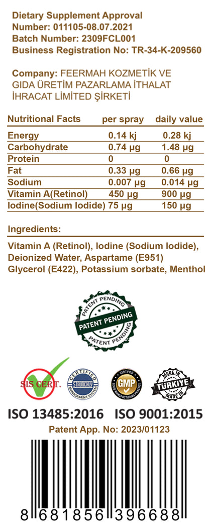 Colorlife® Vitamin A + Iodine Sublingual Spray